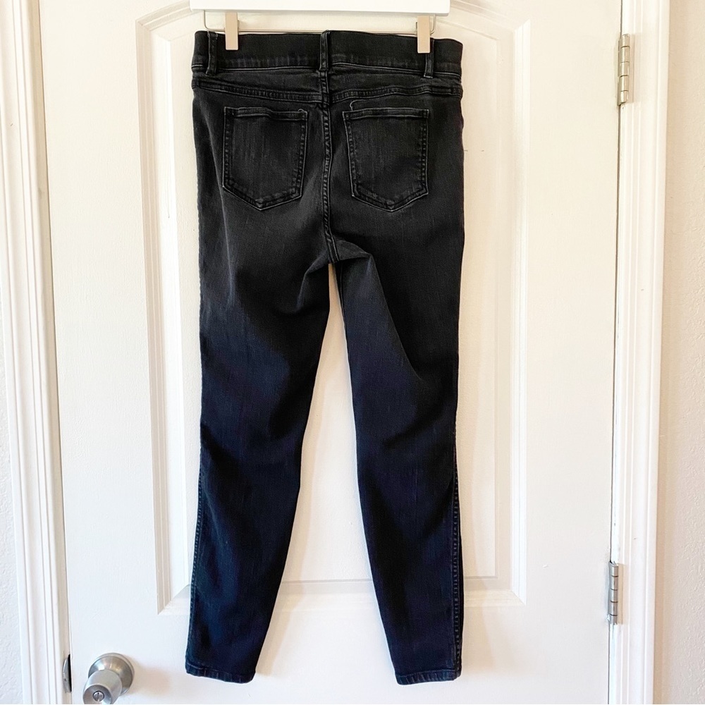 SPANX Black Ankle High Rise Stretch Jeans - Picture 7 of 12